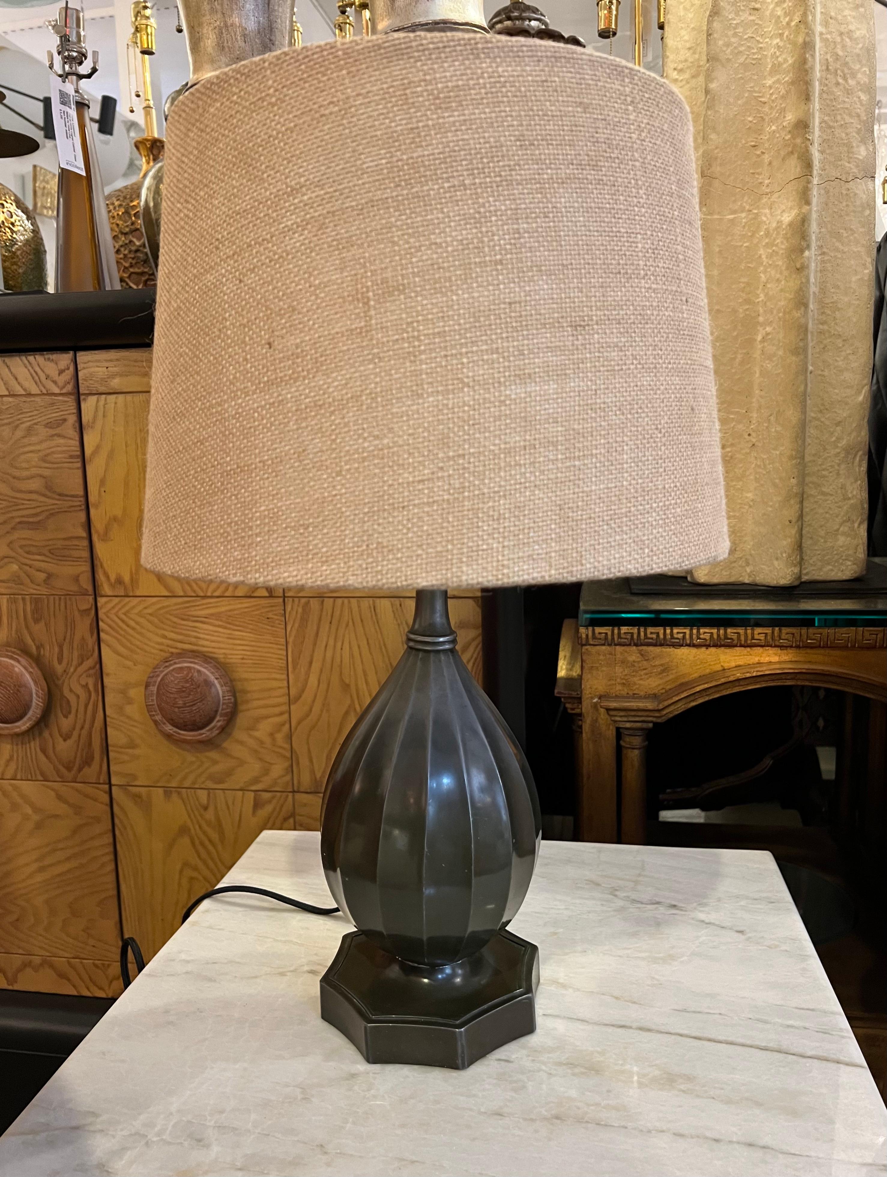 Just Andersen Art Deco Danish 1920 Table Lamp For Sale 4