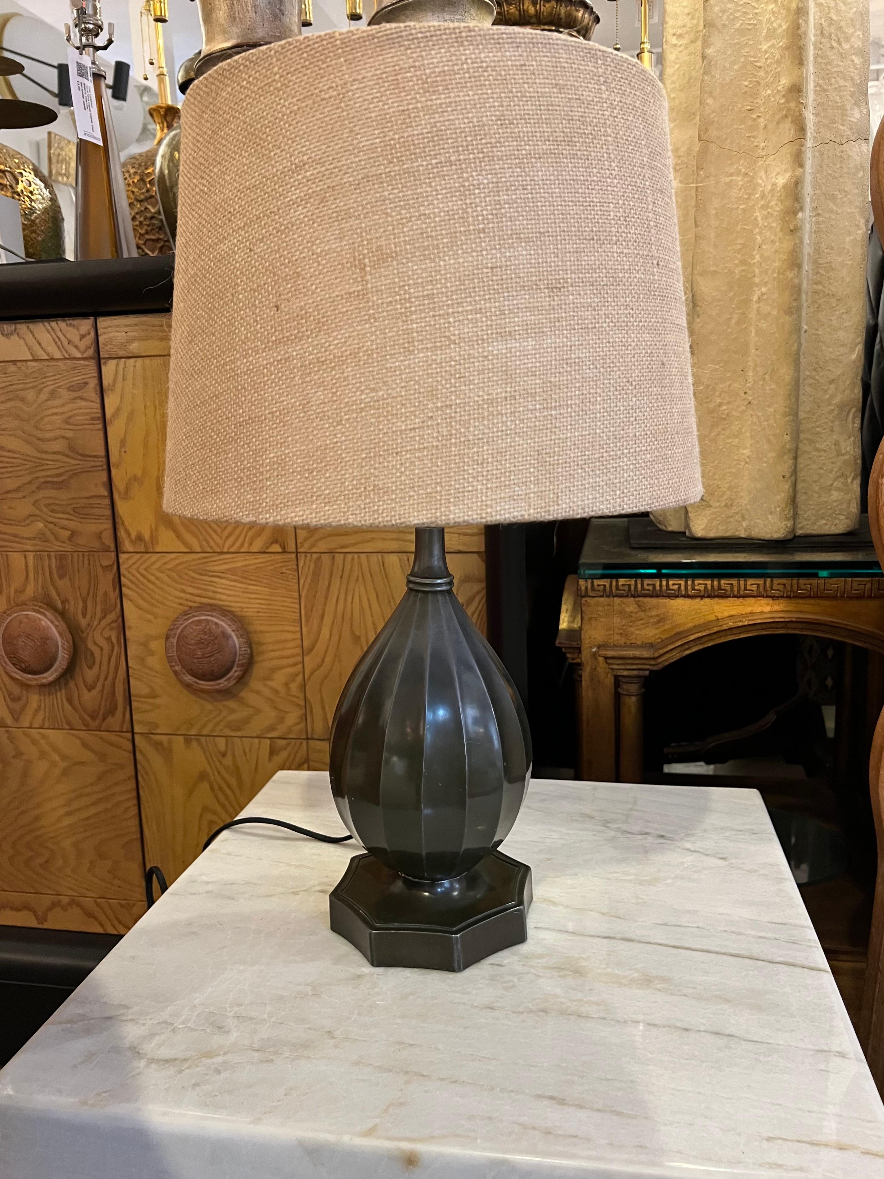 Just Andersen Art Deco Danish 1920 Table Lamp For Sale 5