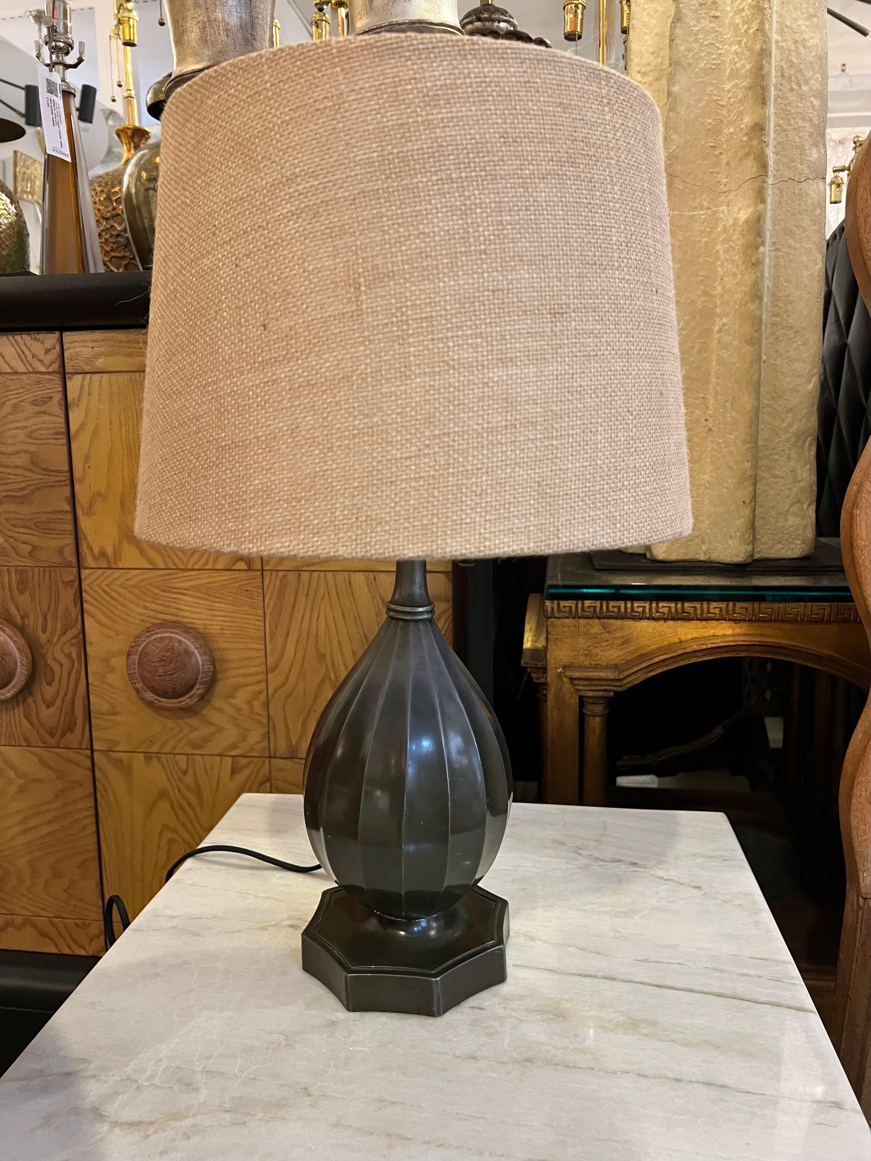Just Andersen Art Deco Danish 1920 Table Lamp For Sale 6