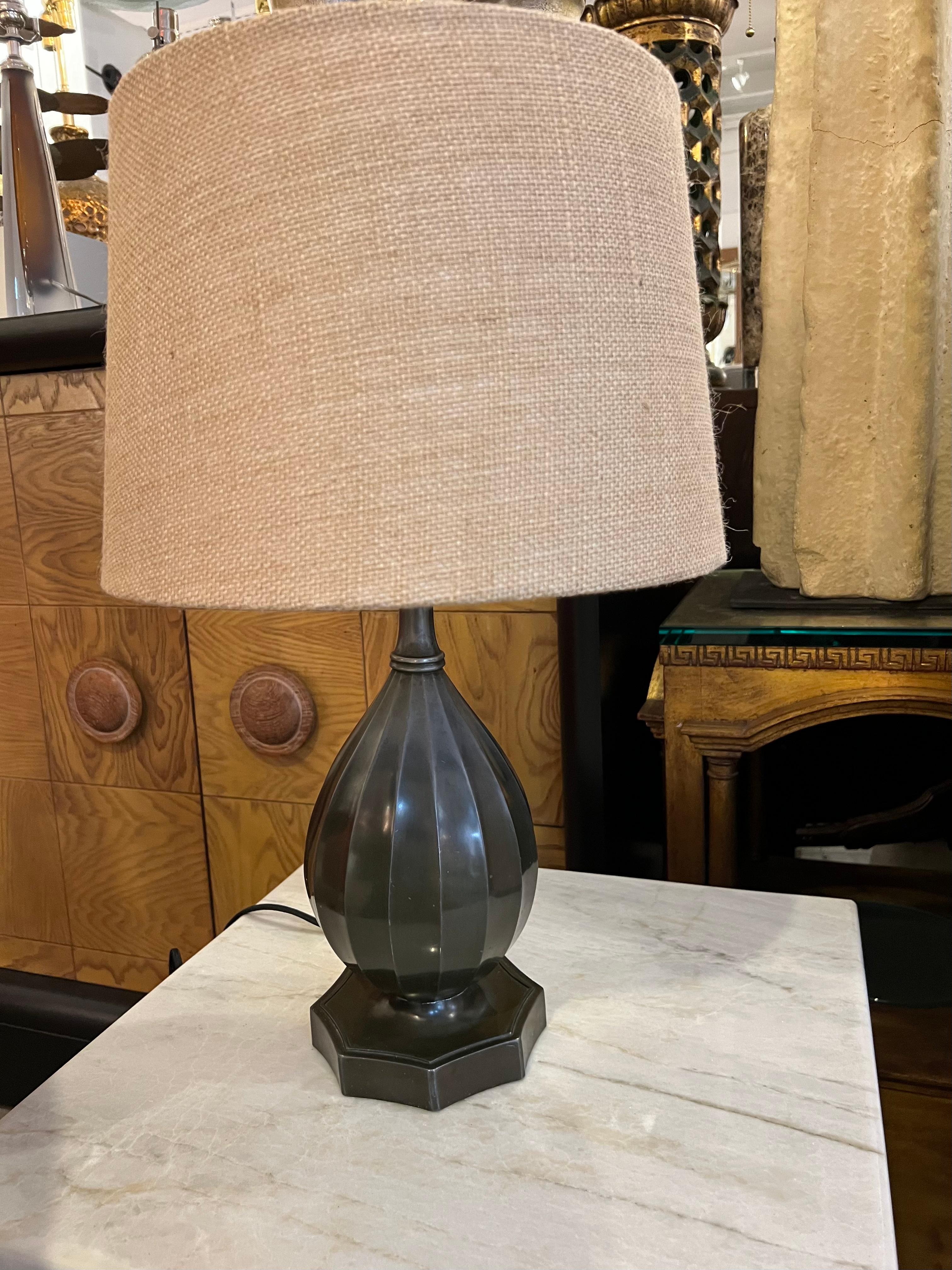 Just Andersen Art Deco Danish 1920 Table Lamp For Sale 7