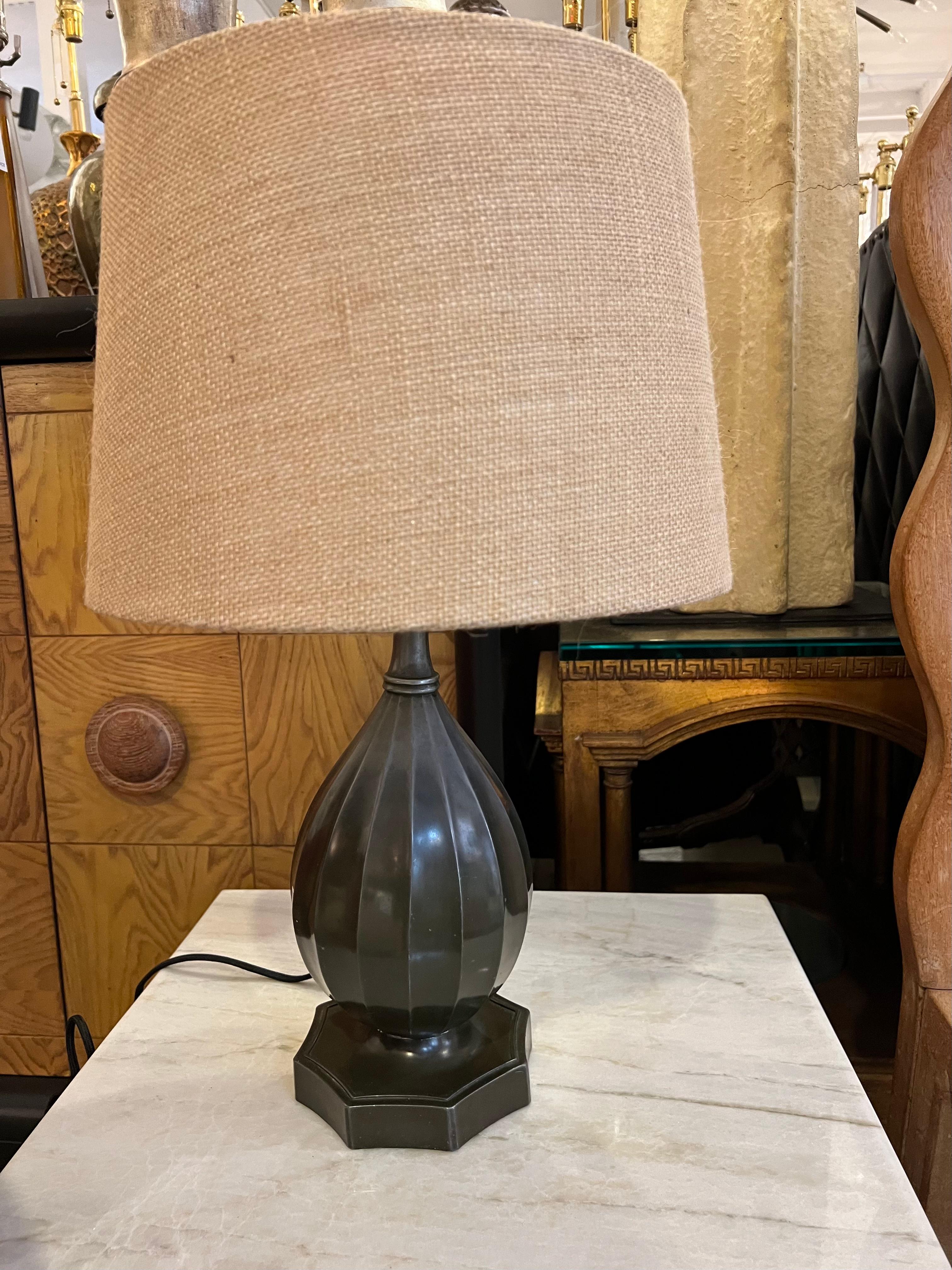 Just Andersen Art Deco Danish 1920 Table Lamp For Sale 11