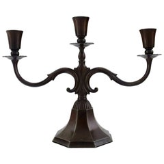 Just Andersen Art Deco "Disko" Candlestick