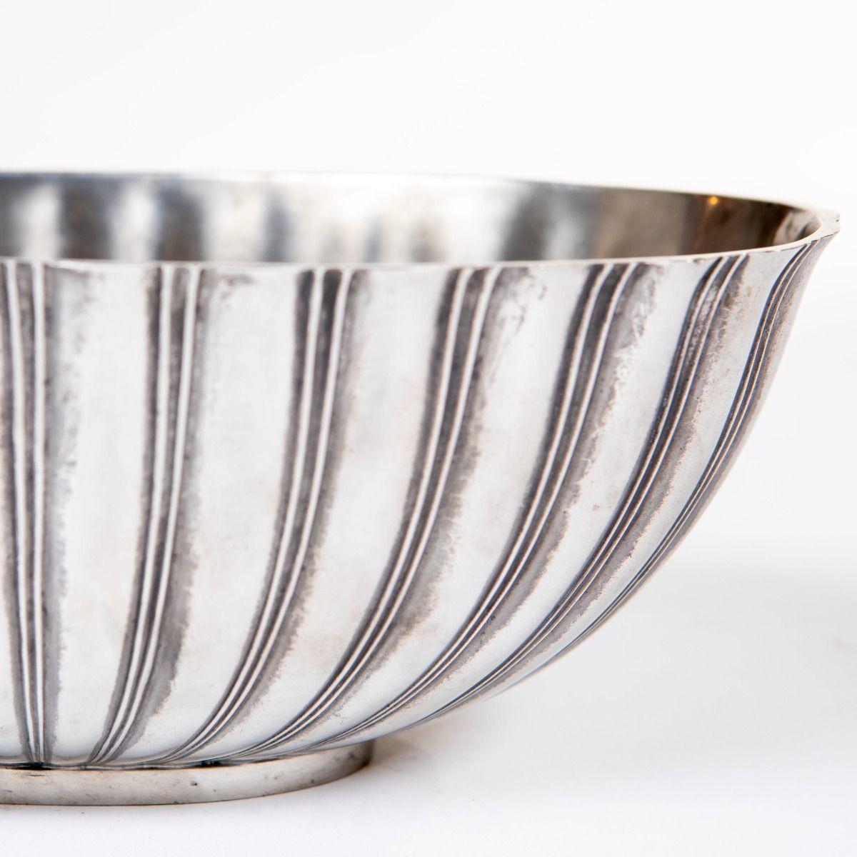 Just Andersen - Art Deco Jardiniere aus Zinn, Dänemark (Hartzinn) im Angebot