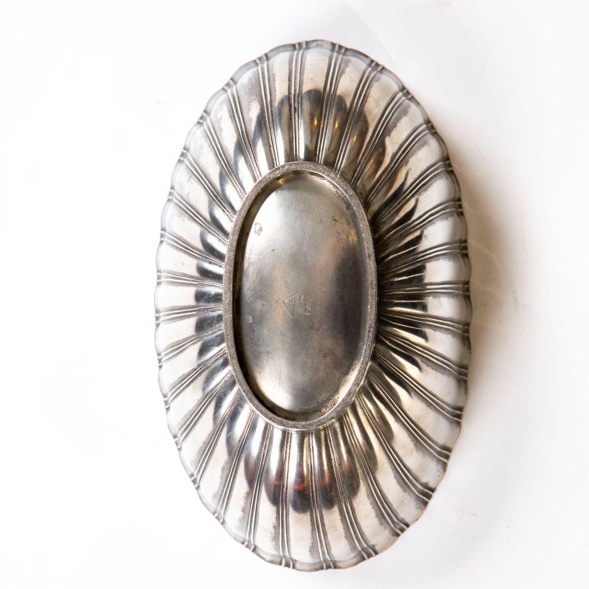 Just Andersen - Art Deco Jardiniere aus Zinn, Dänemark im Angebot 1
