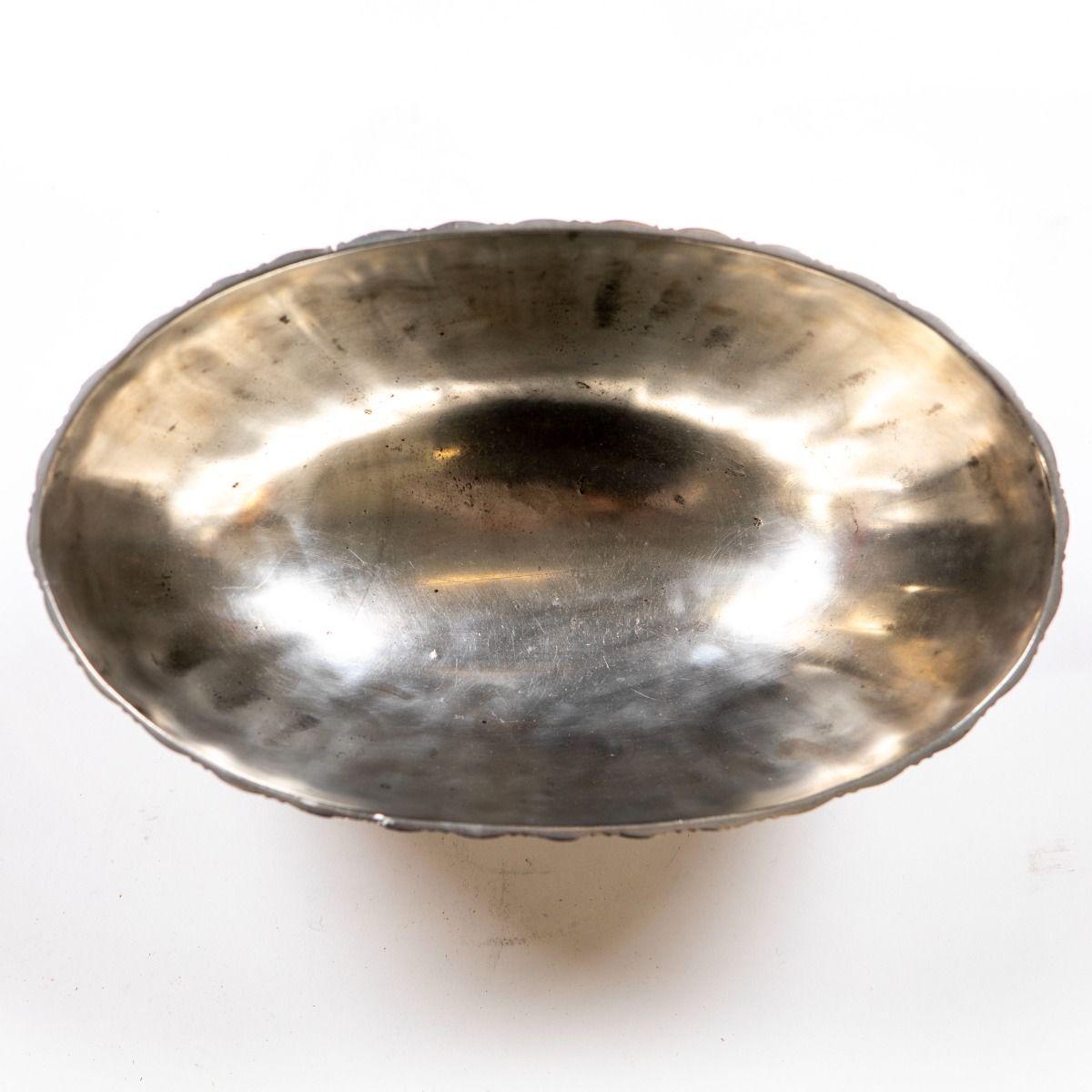 Just Andersen - Art Deco Jardiniere aus Zinn, Dänemark im Angebot 2
