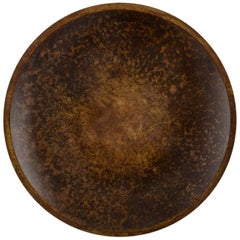 Just Andersen, Art Deco Large Bronze Dish, 1930s-1940s