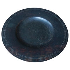 Just Andersen Art Deco Piatto in bronzo chiaro Danimarca anni '30