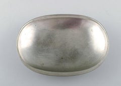 Just Andersen Art Deco Pewter Dish, 1930s, Model Number 2665