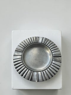 Just Andersen Art Deco Pewter Dish / Ashtray, Model 2350, Denmark, 1930s