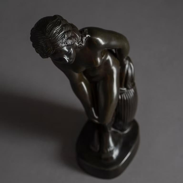 Danish Just Andersen, Art Deco - Sculpture of a women 1930's For Sale
