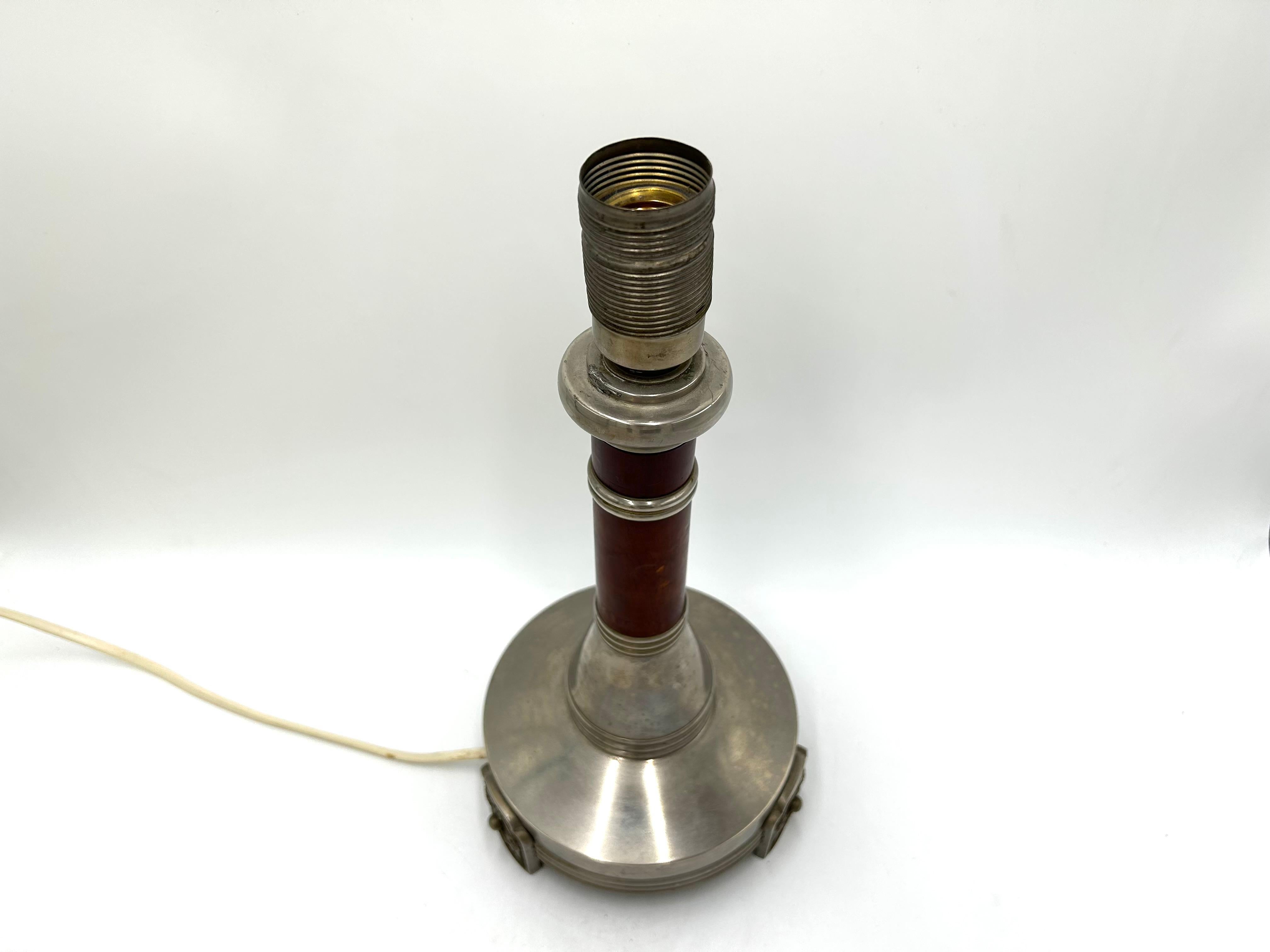Mid-20th Century Just Andersen Art Deco table lamp, Denmark, 1920s/30s For Sale