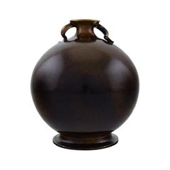 Just Andersen, Art Deco Vase in Bronze, 1940s, Model Number B157
