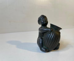 Just Andersen Baby Girl Figurine with Pen-Holder, 1930s Art Deco