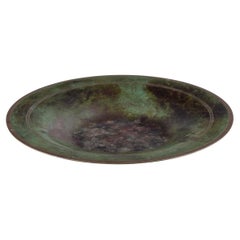 Just Andersen, bowl in alloy bronze. Art Deco style. 1940s