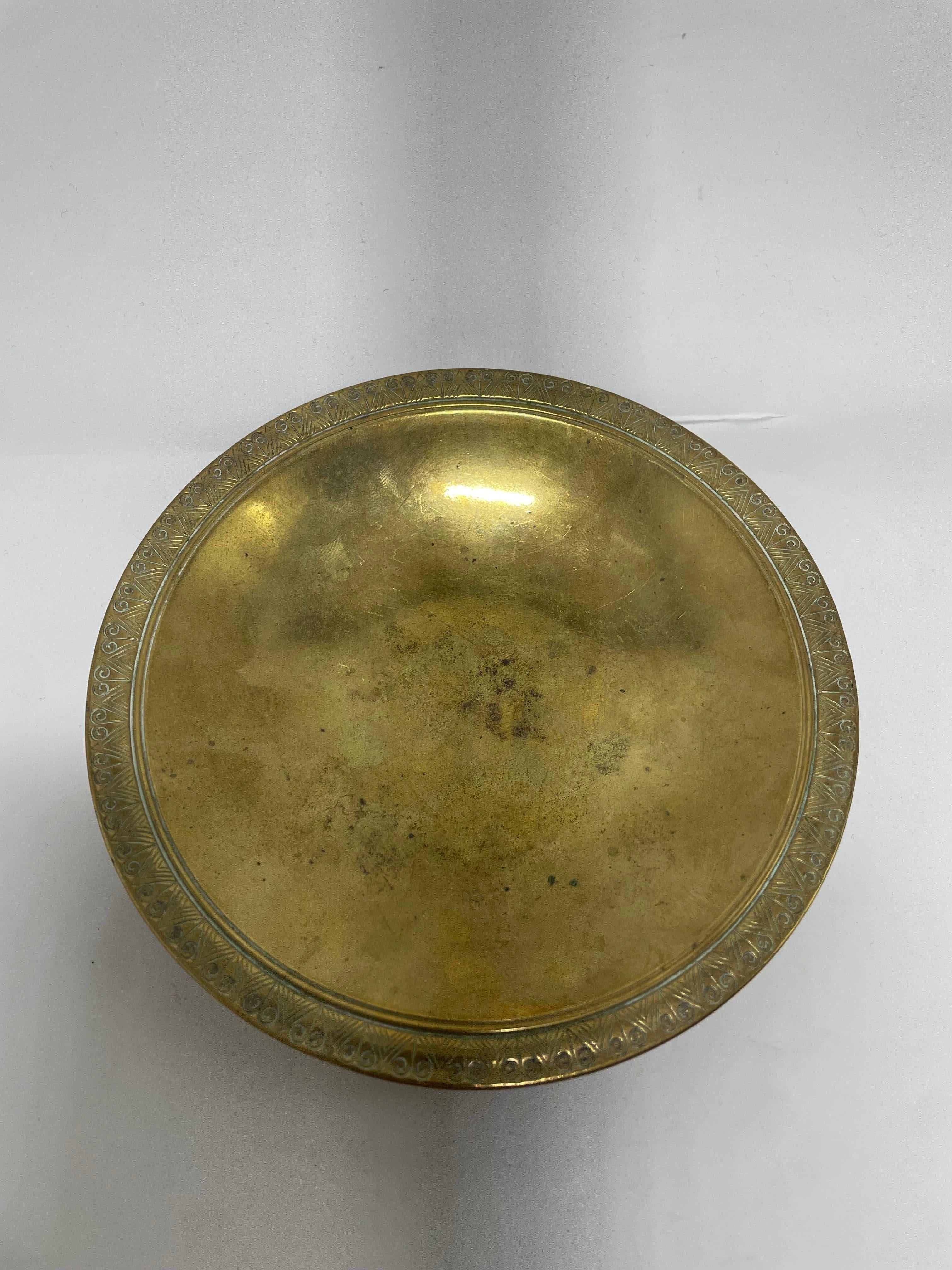 Art Deco Just Andersen - Bronze Ashtray For Sale