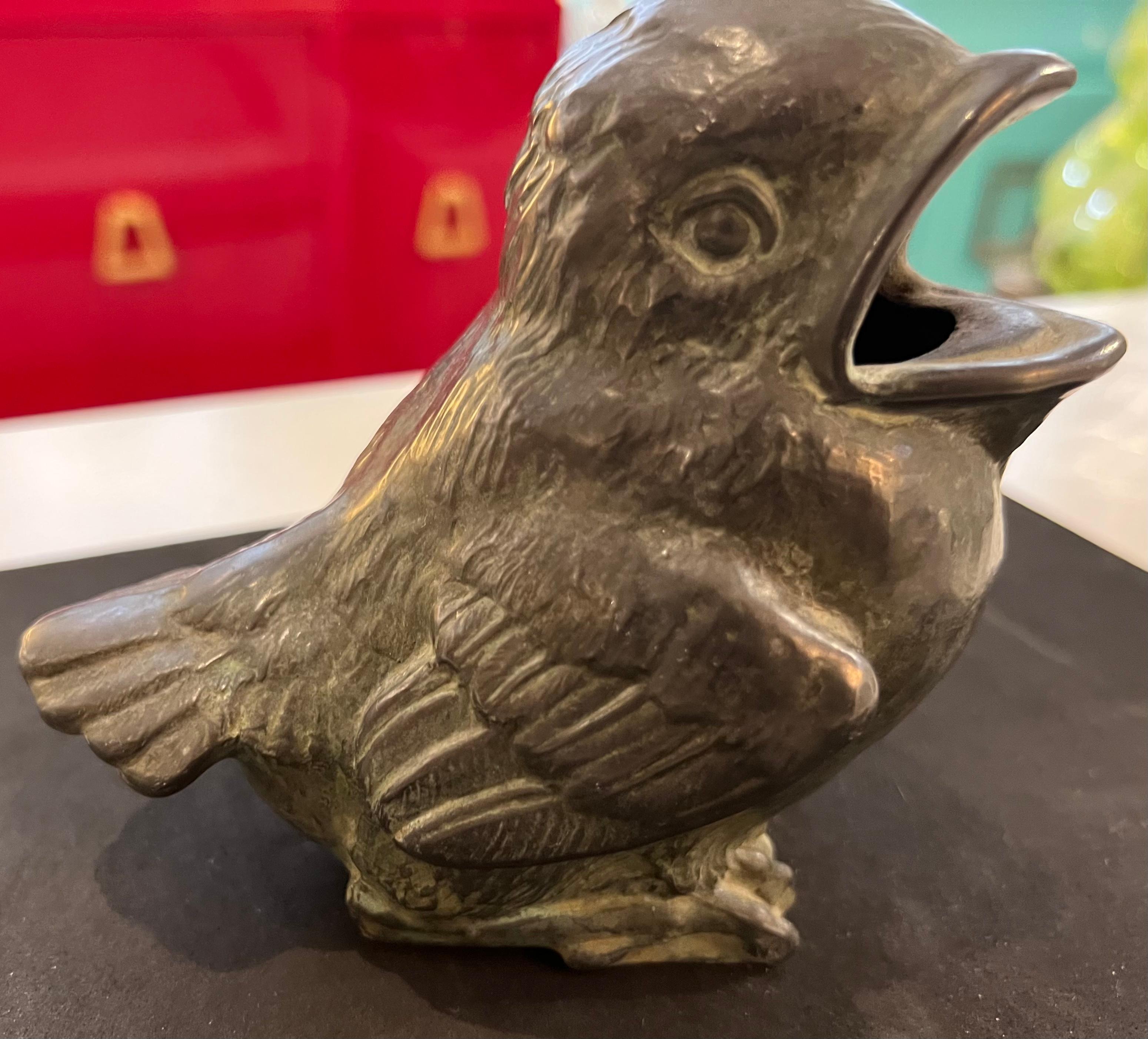 Just Andersen Bronze Bird Sculpture Art Deco Danish, 1920 For Sale 1