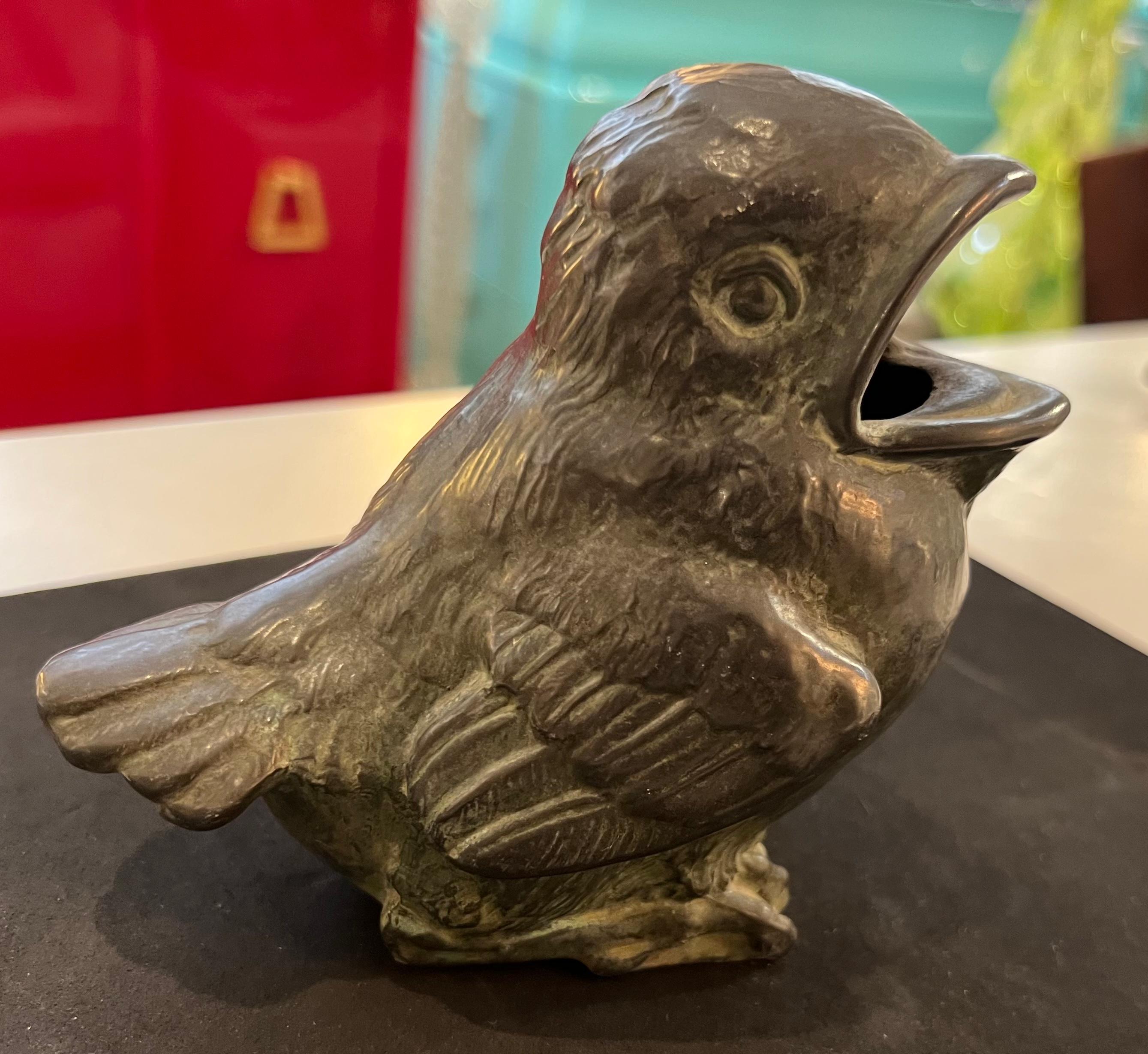 Just Andersen Bronze Bird Sculpture Art Deco Danish, 1920 For Sale 5