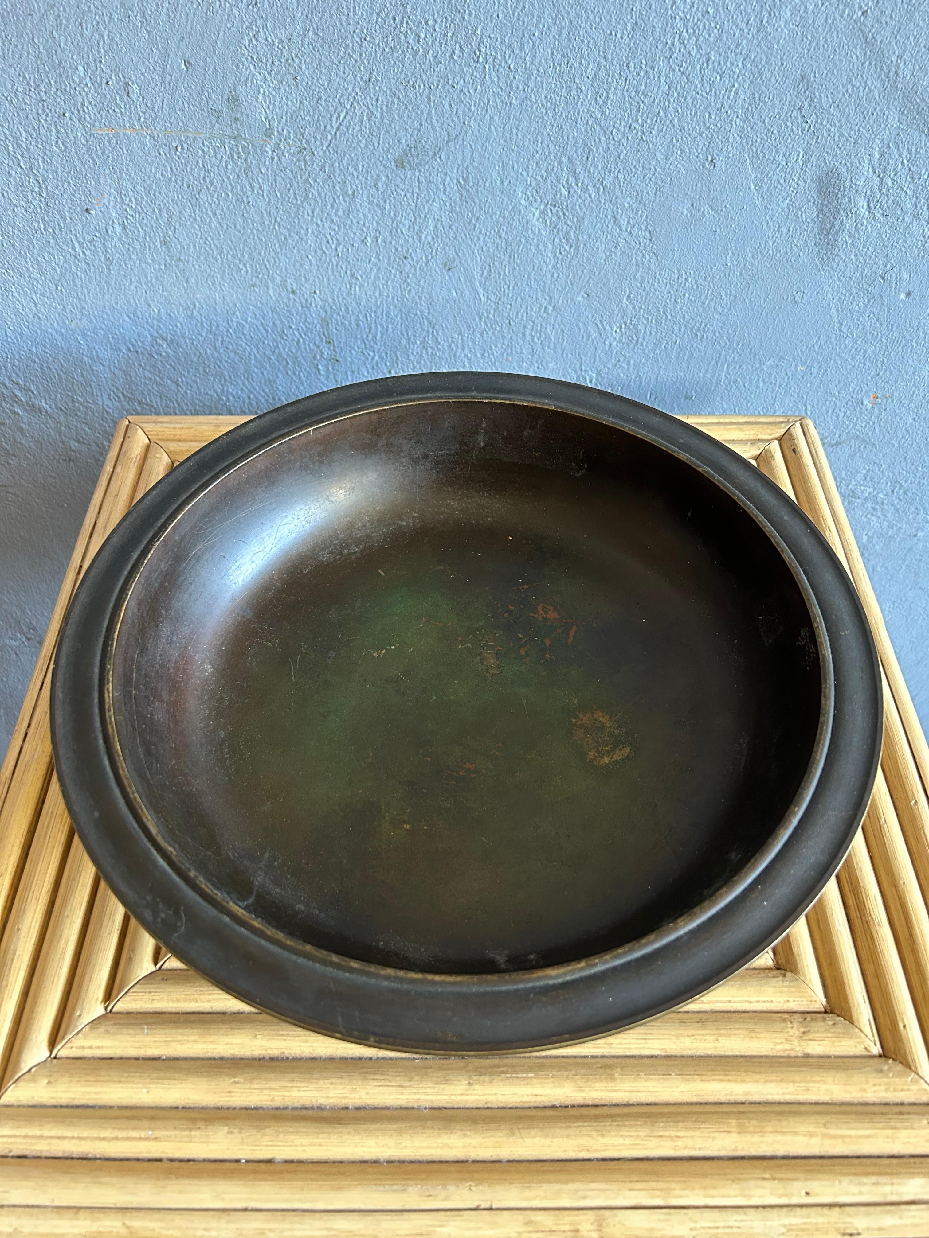 Danish Just Andersen Bronze Bowl