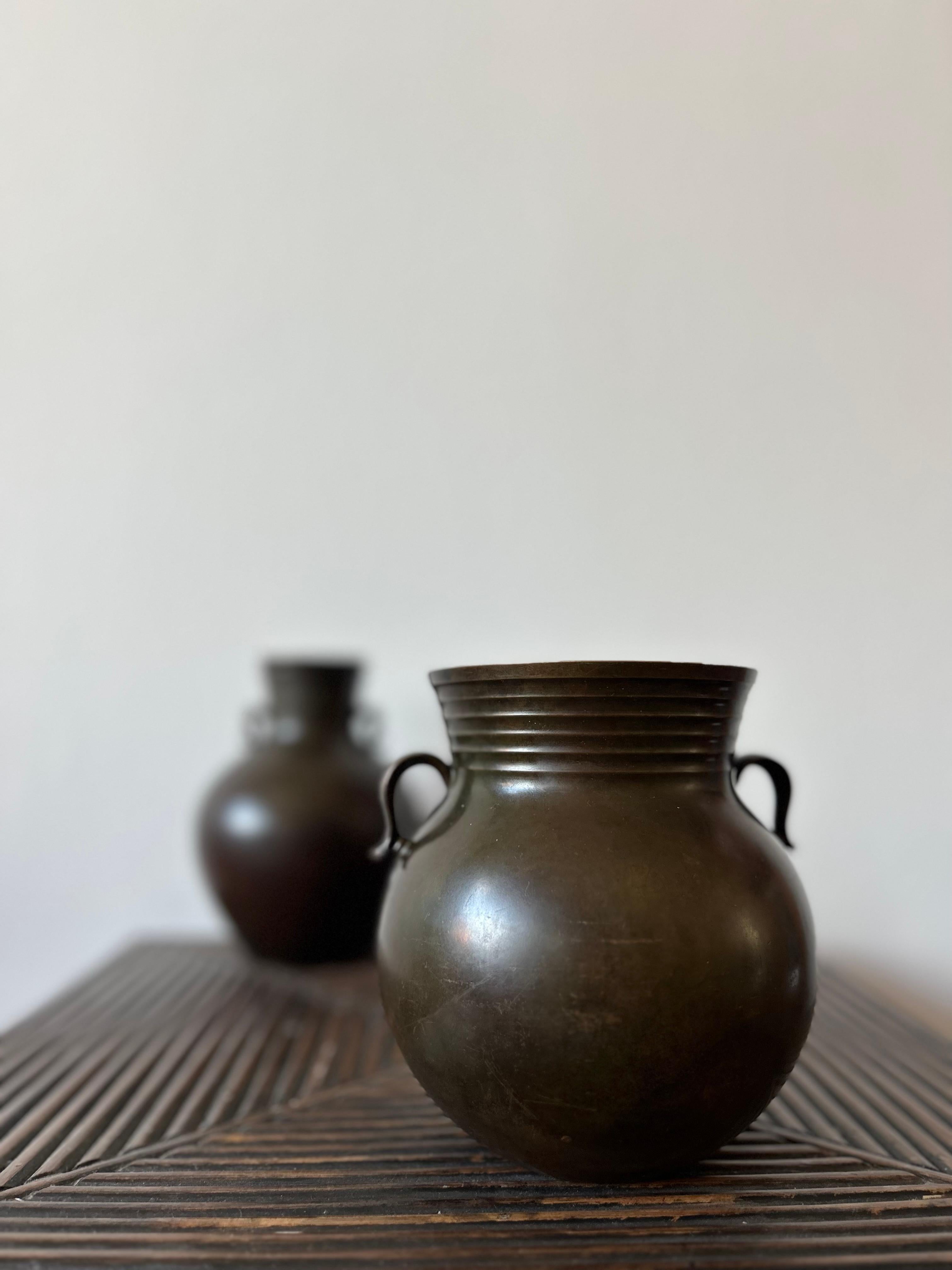 Art déco Vase en bronze Just Andersen modèle B2109 en vente