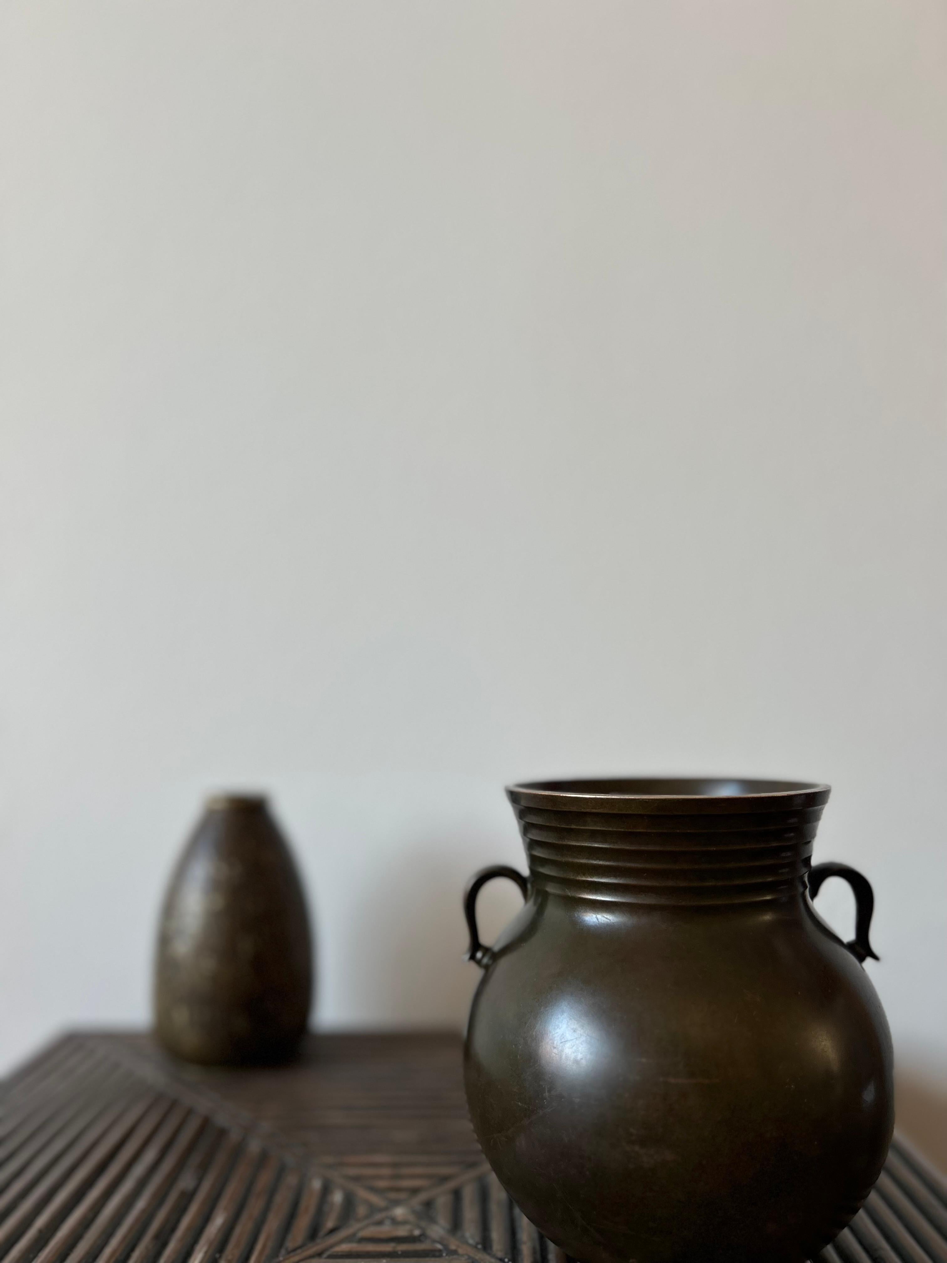 Danish Just Andersen bronze vase model B2109 For Sale