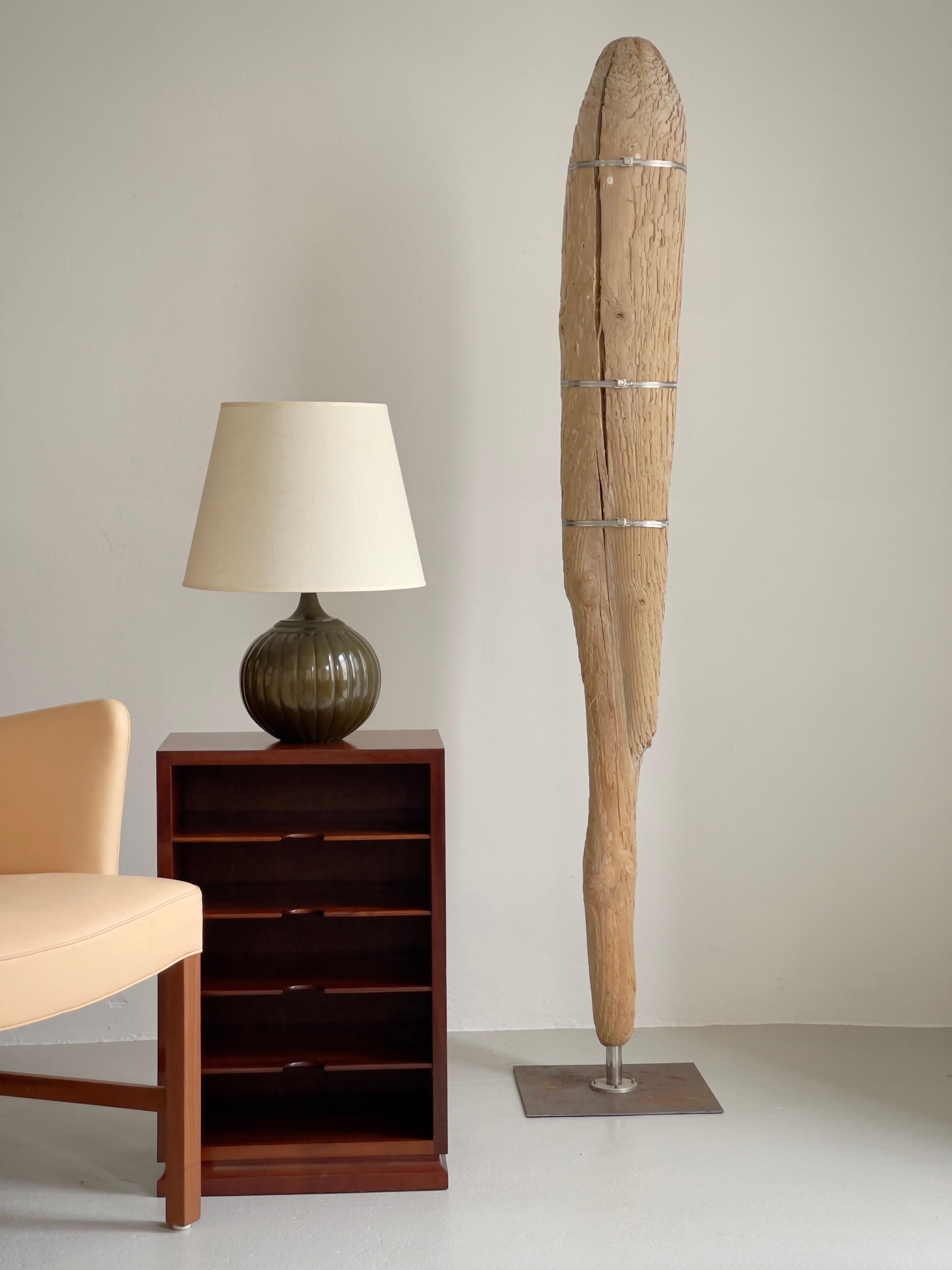 Just Andersen, Copenhague, lampe de table Artful Green des années 1930 en métal disco vert foncé. en vente 3