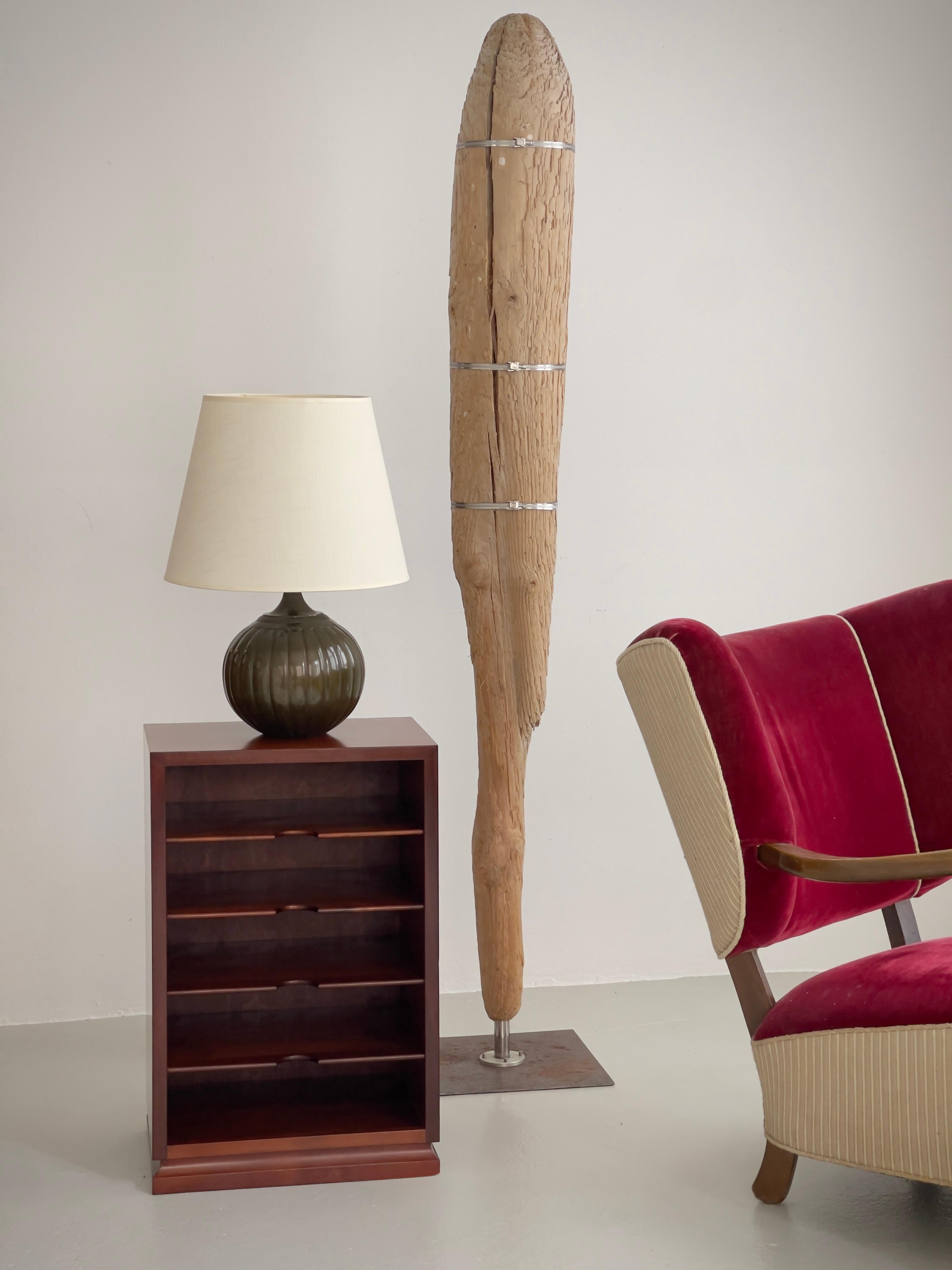 Just Andersen, Copenhague, lampe de table Artful Green des années 1930 en métal disco vert foncé. en vente 5