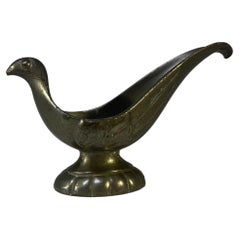 Just Andersen, Denmark 1930s Art Deco Pewter Stylised Bird Pipe Holder