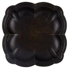 Just Andersen, Denmark, Art Deco Bowl in Disko Metal, 1940s