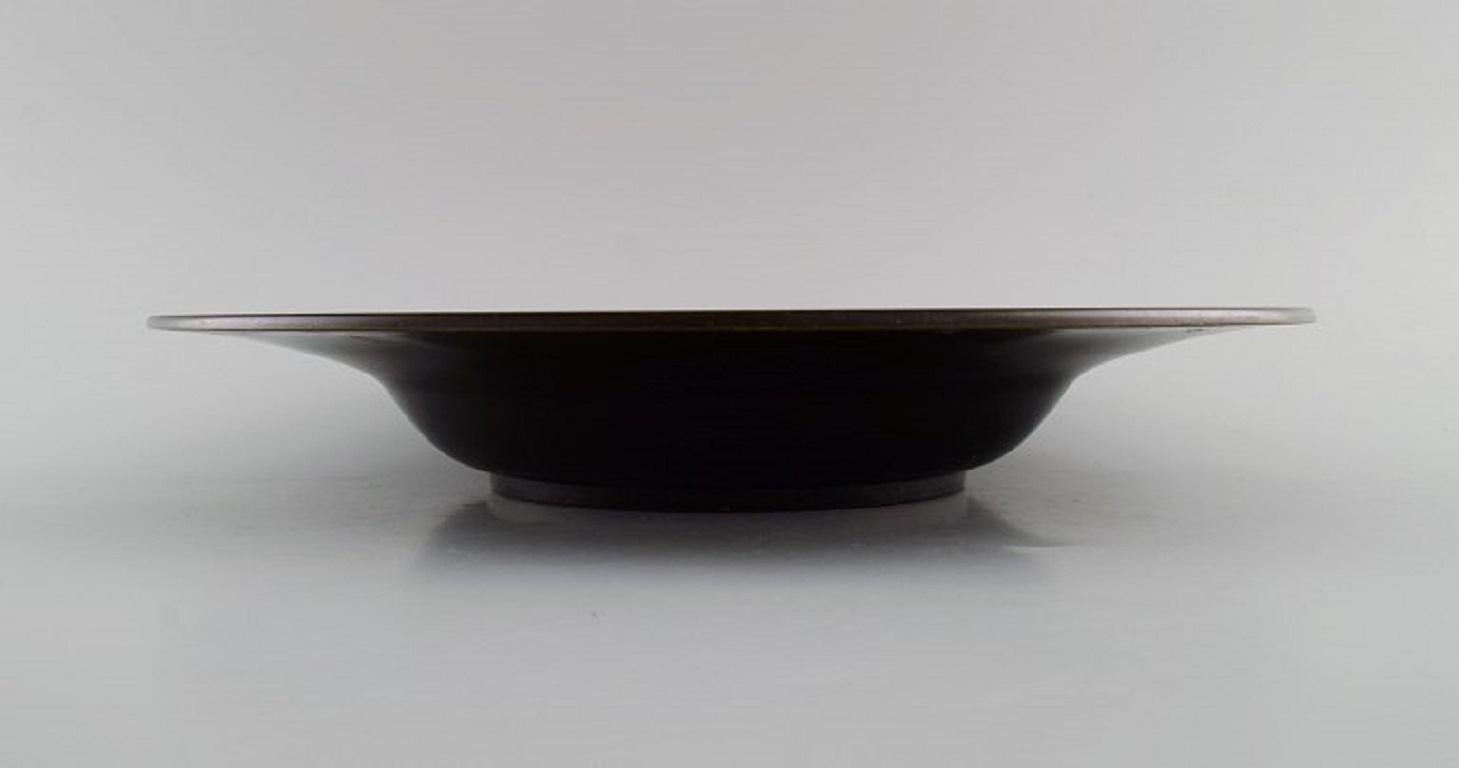 Early 20th Century Just Andersen, Denmark, Early Art Deco Dish / Bowl in Bronze For Sale