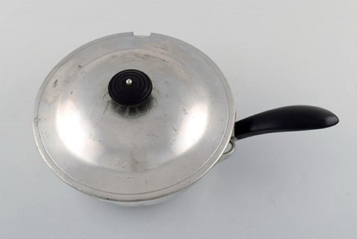 Just Andersen, Danemark, panneau à couvercle Art Déco rare en étain, années 1940 Bon état - En vente à Copenhagen, DK