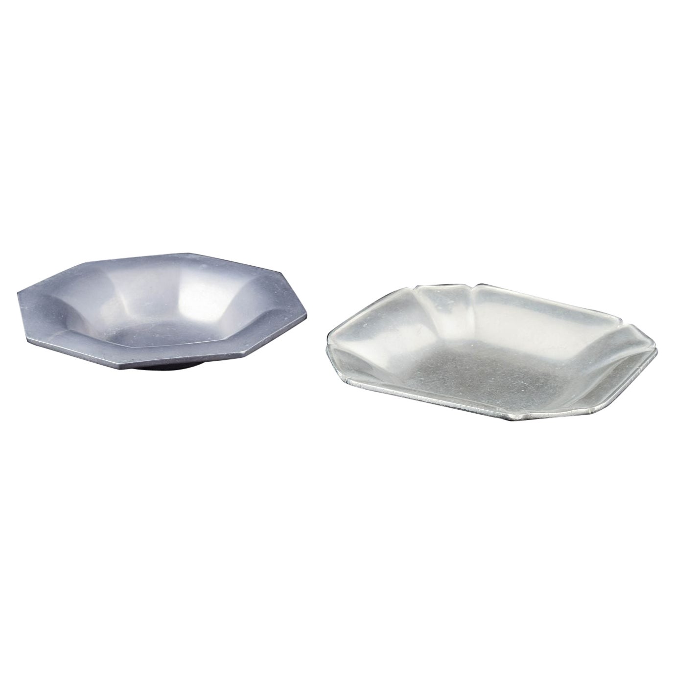 Just Andersen, Denmark. Two pewter dishes. Approx. 1930-1940