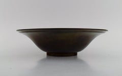 Just Andersen for GAB Bronze. Art Deco bowl in bronze. 1930s.