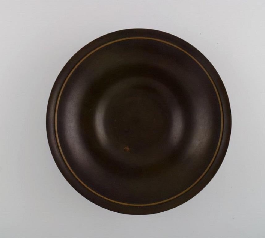 Danish Just Andersen for GAB Bronze. Art Deco bowl in bronze. 1930s.