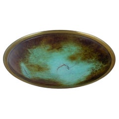 Just Andersen, Large Art Deco Bowl in Alloyed Bronze, 1930/40s