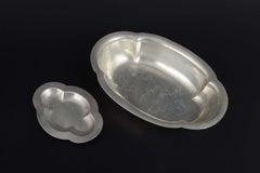 Solo Andersen. Ciotole ovali e rotonde in peltro. Anni '30/'40