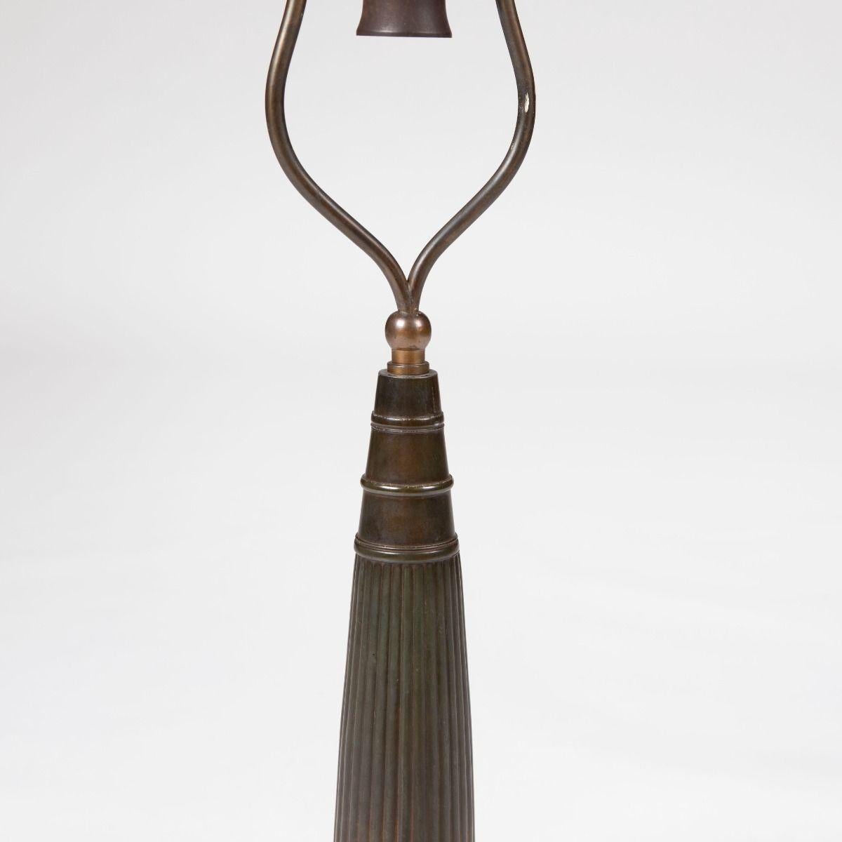 Just Andersen - Pareja De Lámparas De Mesa Art Decó De Metal Modelo 1857 en venta 8