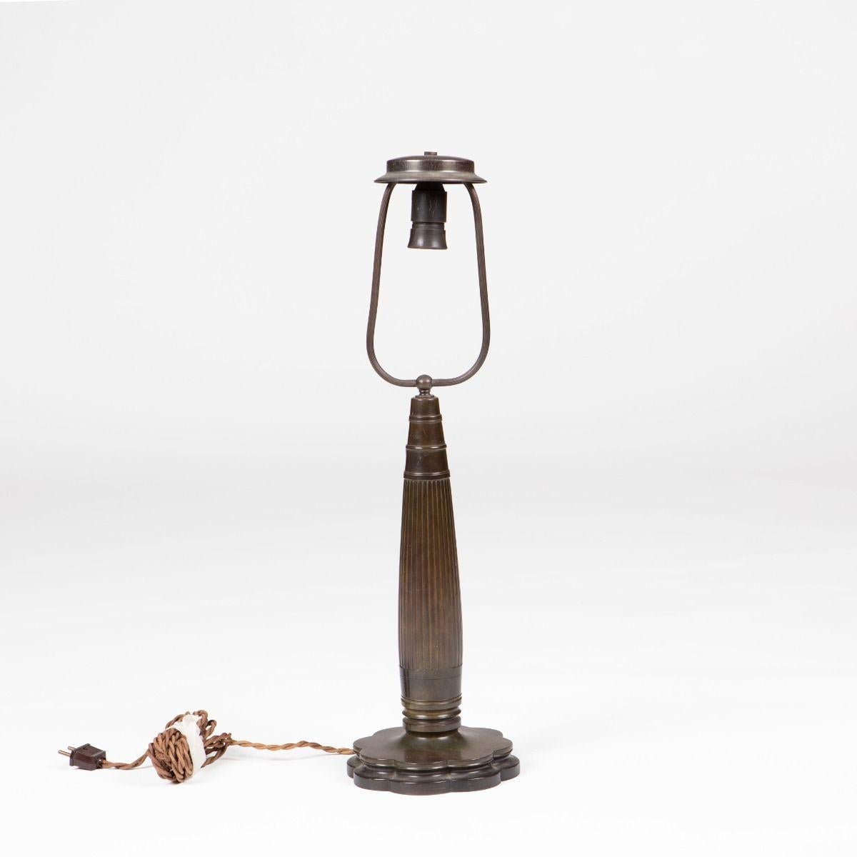 Just Andersen - Pareja De Lámparas De Mesa Art Decó De Metal Modelo 1857 Danés en venta