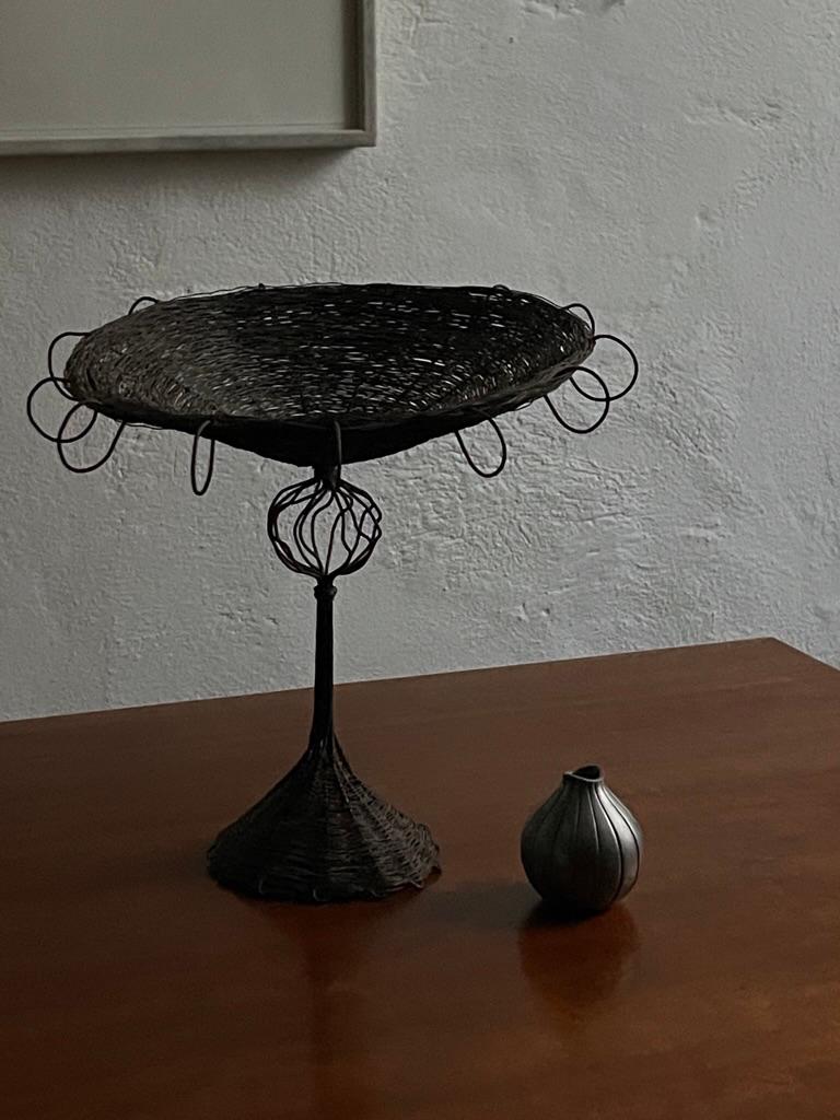 Danese Vaso in peltro Just Andersen design di Arne Ekers, Copenhagen Danimarca 1952 in vendita