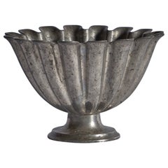Just Andersen, Small Bowl, Pewter, Denmark, 1930s