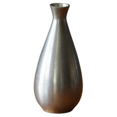 Just Andersen, Small Vase, Pewter, Denmark, 1930s