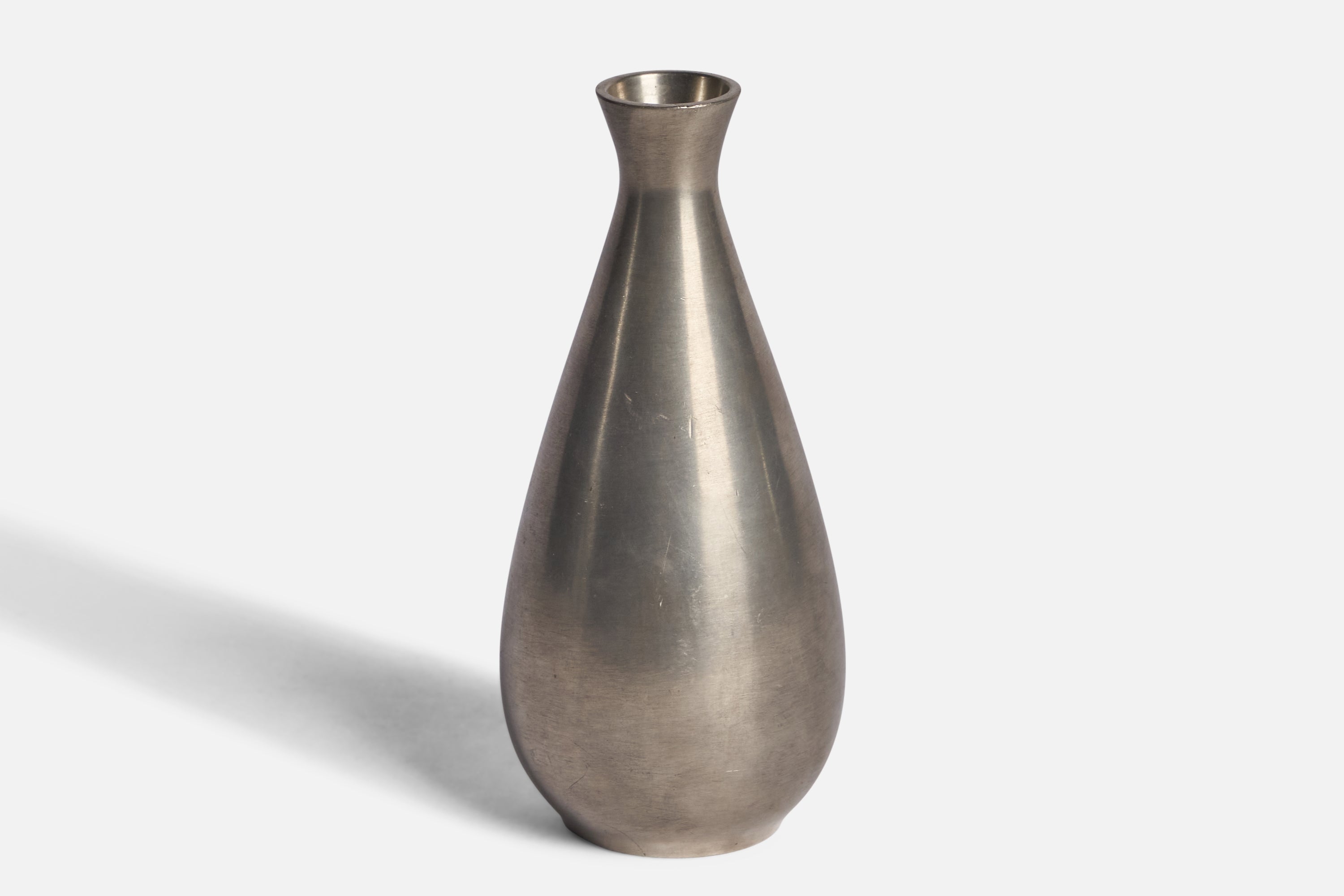Just Andersen, Small Vase, Pewter, Denmark, 1930s For Sale