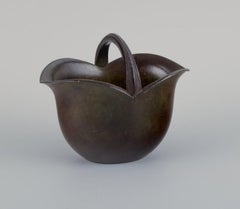Just Andersen. Small Vase with Handle, 1940s