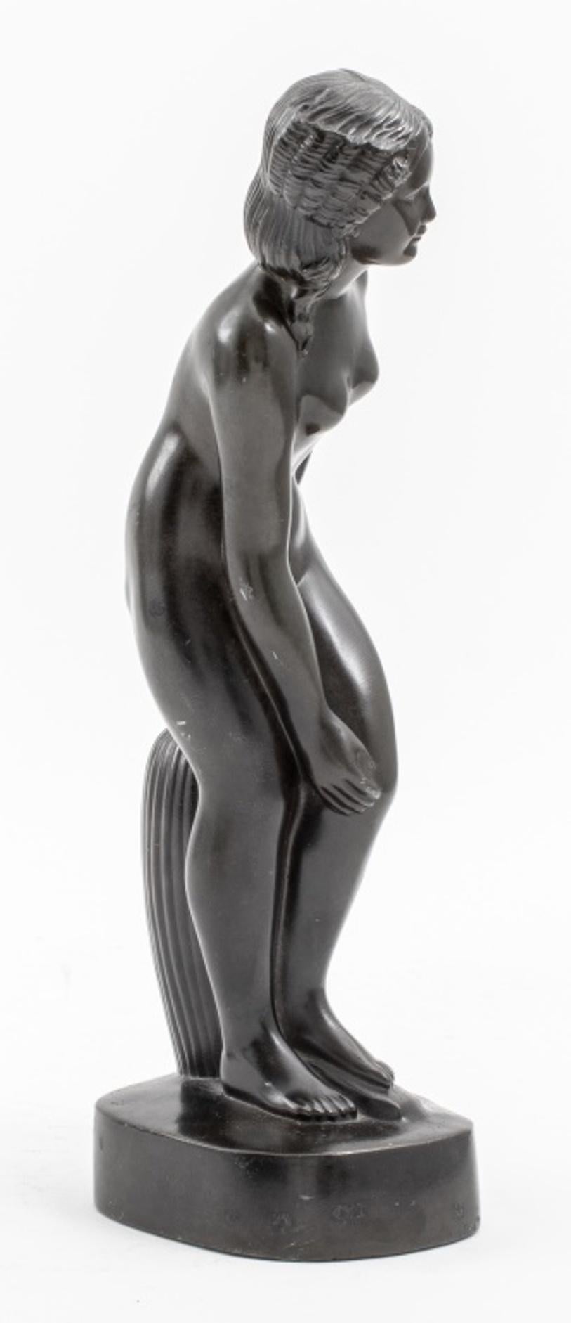Just Andersen Standing Nude Woman Sculpture 1