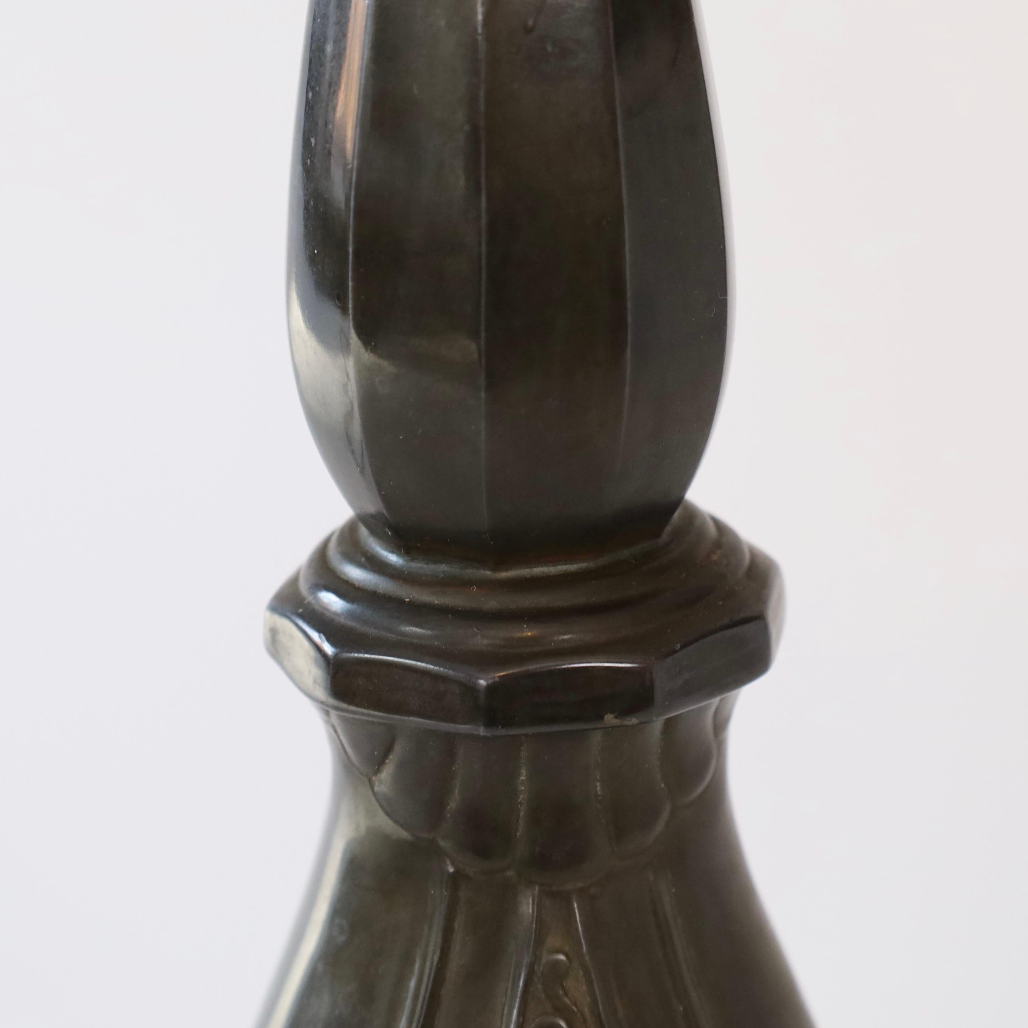 Lampe de table Just Andersen, années 1920, Danemark en vente 4