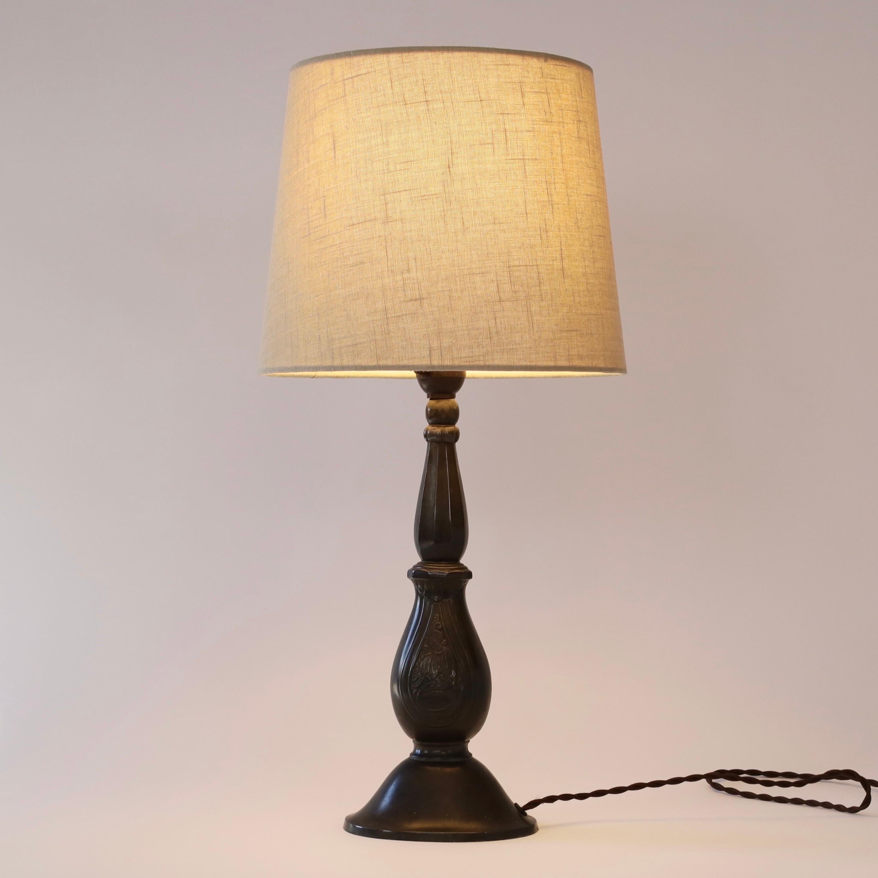 Danish Just Andersen Table Lamp, 1920s, Denmark For Sale