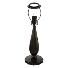 Just Andersen Table Lamp in Patinated Disko Metal