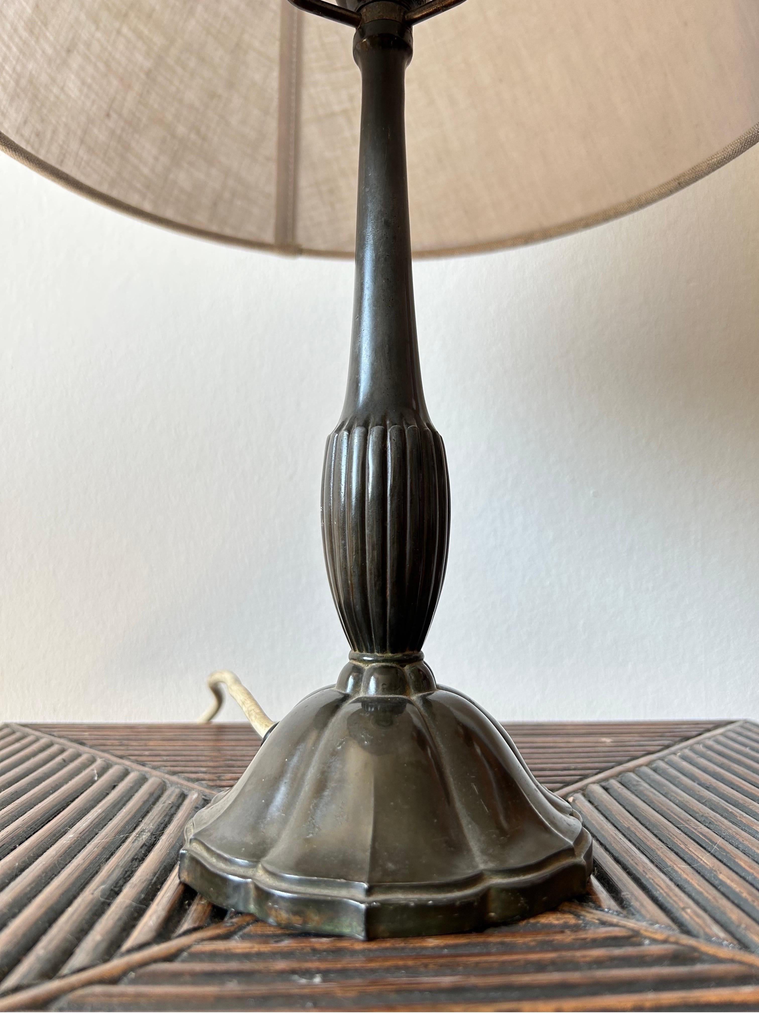 Just Andersen Table Lamp Model D56 in Disko Metal In Good Condition In Valby, 84