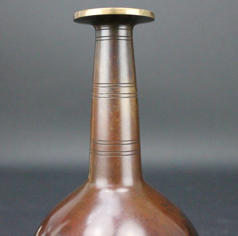 Just Andersen Vase in Patinated Bronze, 1920s-1930s at 1stDibs