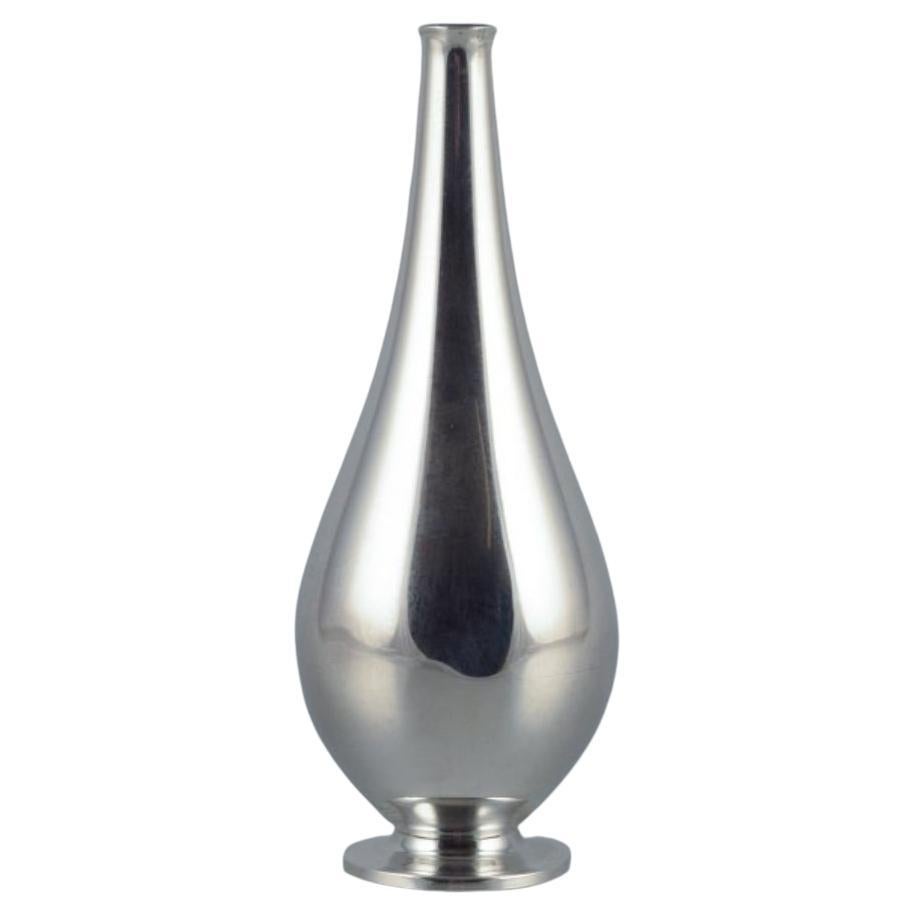Just Andersen, vase in sterling silver. Model 2595. From the 1930s. For Sale