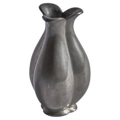 Just Andersen, Vase, Pewter, Denmark, 1930s